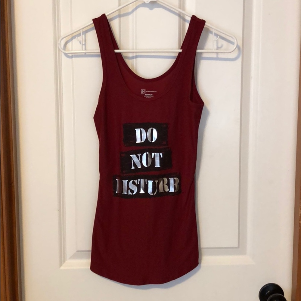 “Do not disturb” tank